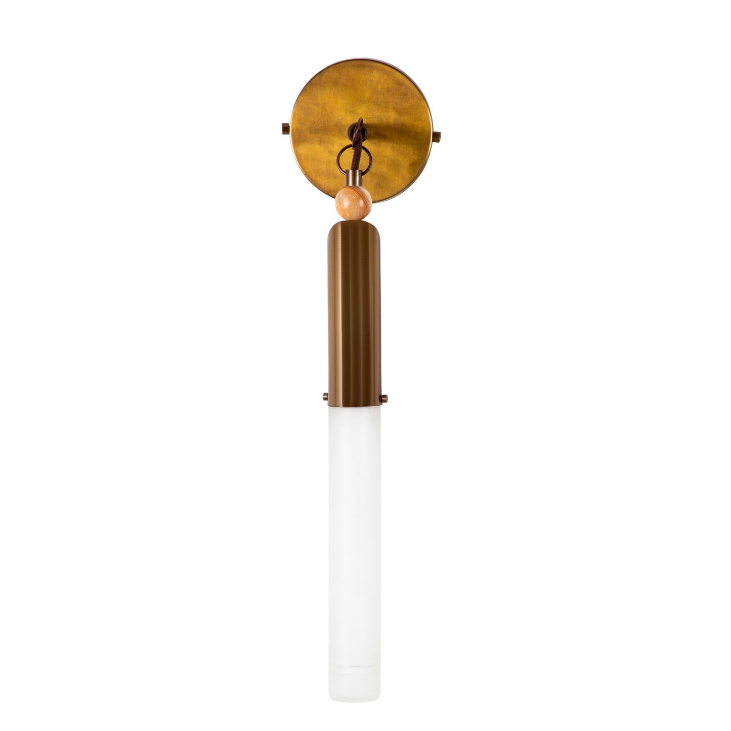 Brass Wall Sconce Light, Cylinder Wall Light Sconce, Bathroom Lights, Indoor Wall lamp, Modern Wall Sconce - Hallway Sconce lighting