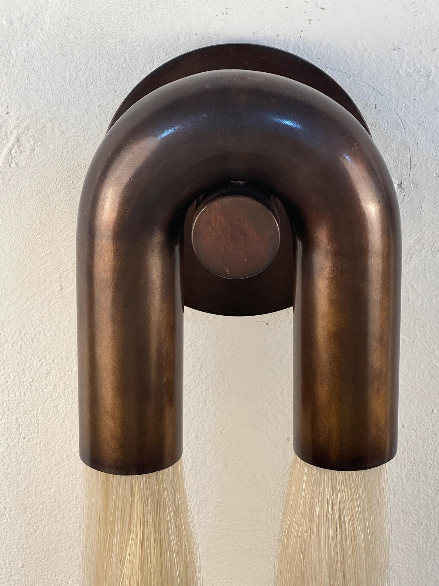 Handcrafted Horse Shoe Wall Sconce Light, U Shape Sconce, Brass Wall Light Sconce, Handmade Wall Sconce Light