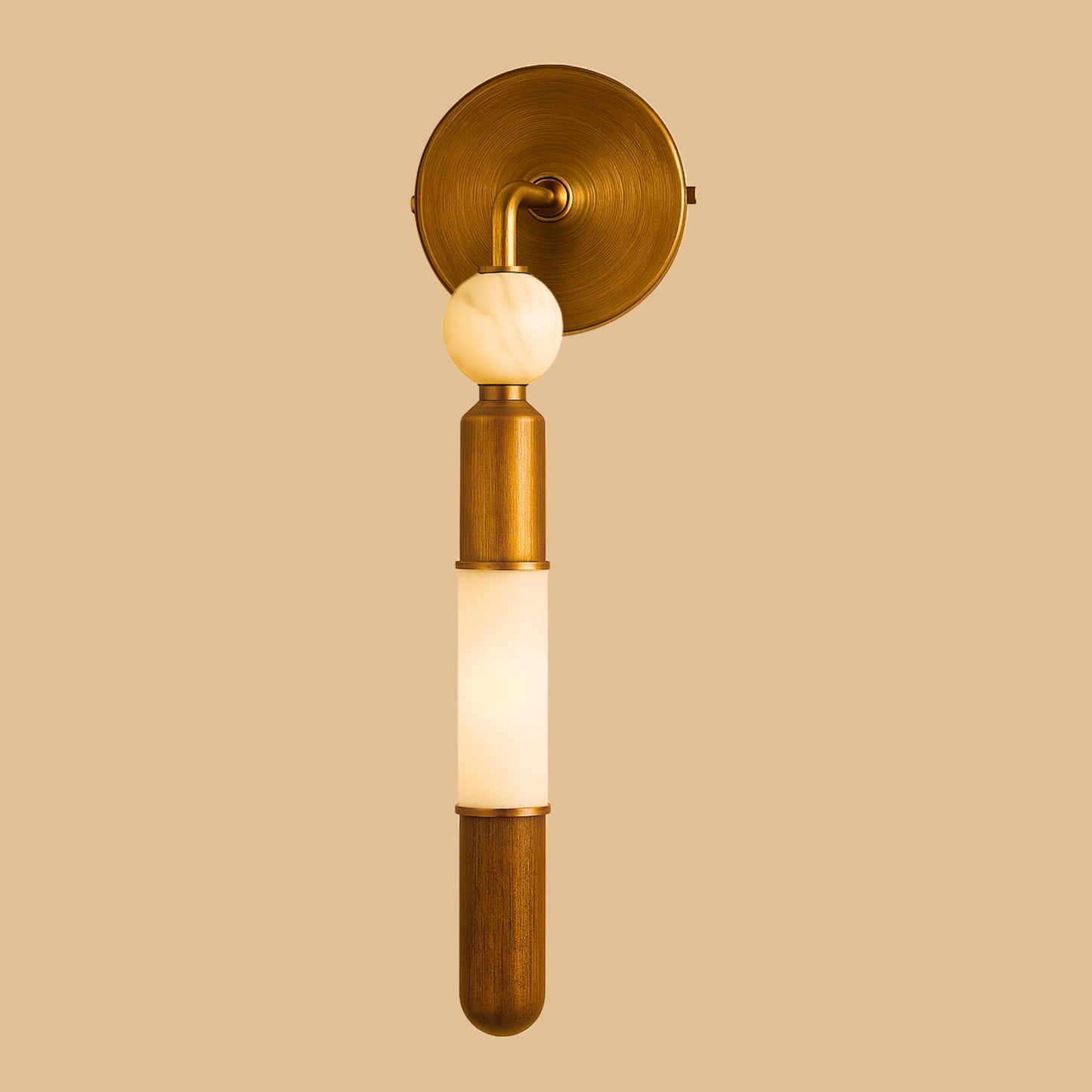 Modern Wall Sconce, Brass Wall Sconce Light, Cylinder Wall Light Sconce, Bathroom Lights, Indoor Wall lamp, Hallway Sconce lighting
