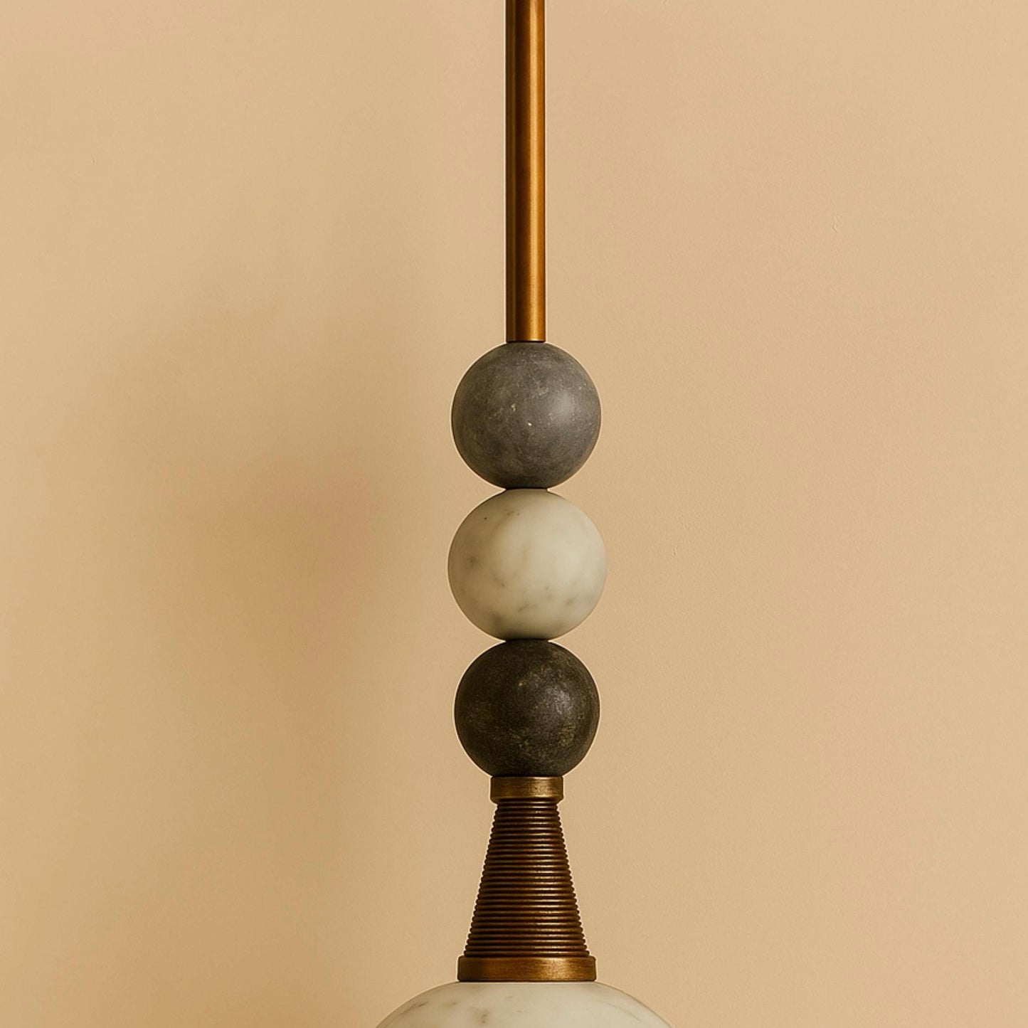 Gemstone Pendant Light, Modern Brass Ceiling Lamp, Light Pendant, Bedside Ceiling Lamp, Bathroom Lights