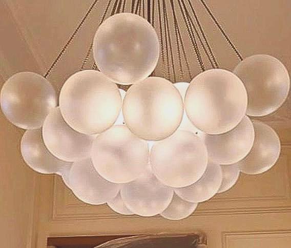 Chandelier Lighting, 35 Frosted Glass pendant Light, Blown Glass Chandelier Lighting, Hallway Chandelier, Living Room Pendant Lighting