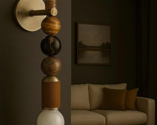 Marble Stone Wall Sconce Light